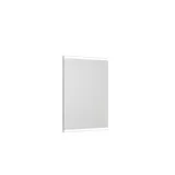 Große und moderne minimalistische Badezimmer Inspiration mit Doppelwaschbecken, quadratischen Spiegeln mit Lichtsteuerung, stilvollen Pendelleuchten, großen grauen Fliesen und einem geräumigen Design mit viel natürlichem Licht