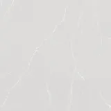 Silestone® Arbeitsplatte in der Farbe Desert Silver – eine hellgraue Quarzoberfläche mit eleganter Maserung. Eine stilvolle Wahl, die natürliches Design mit robuster Oberfläche verbindet.